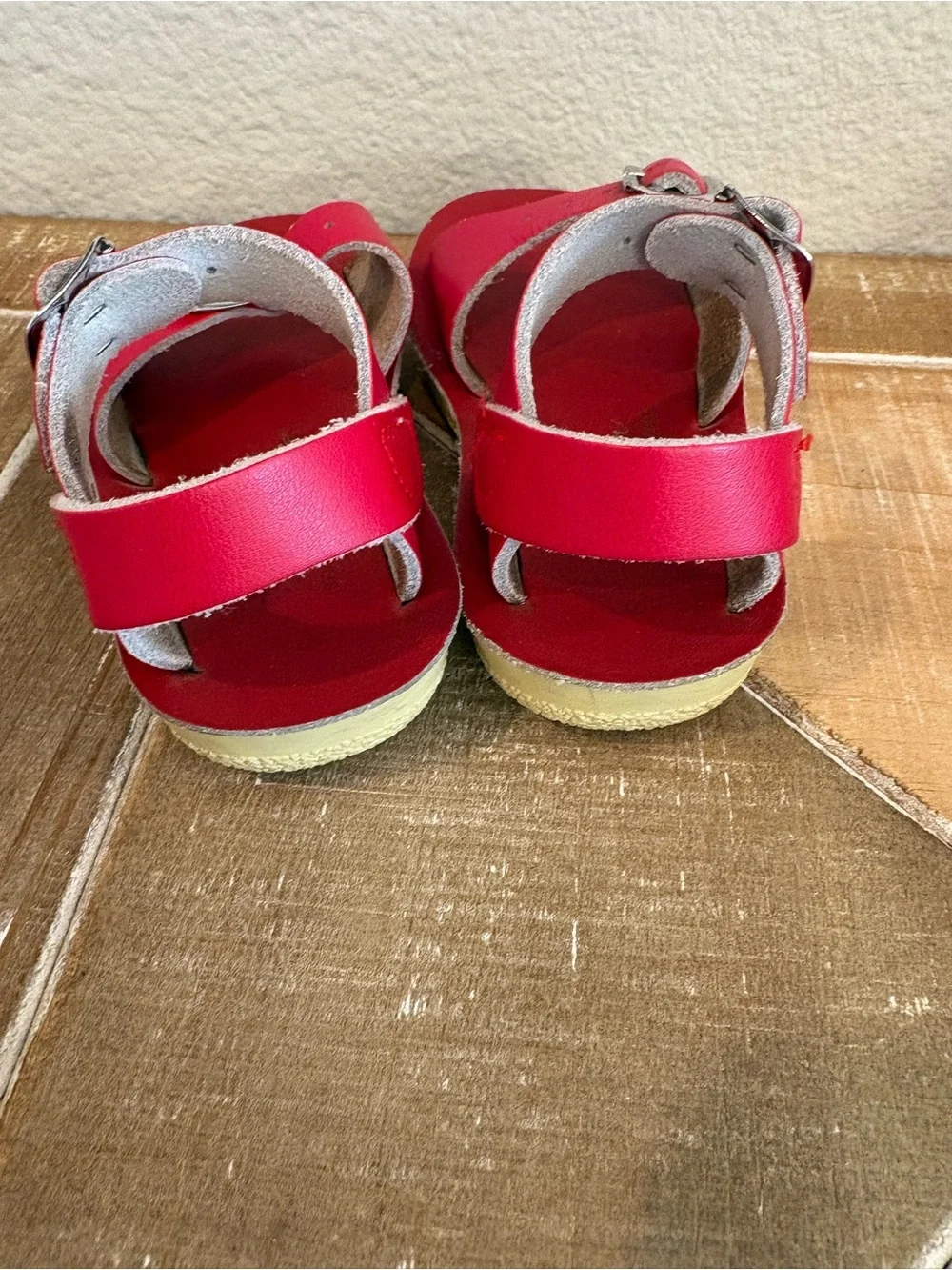 Salt Water Sandals by Hoy stylish red